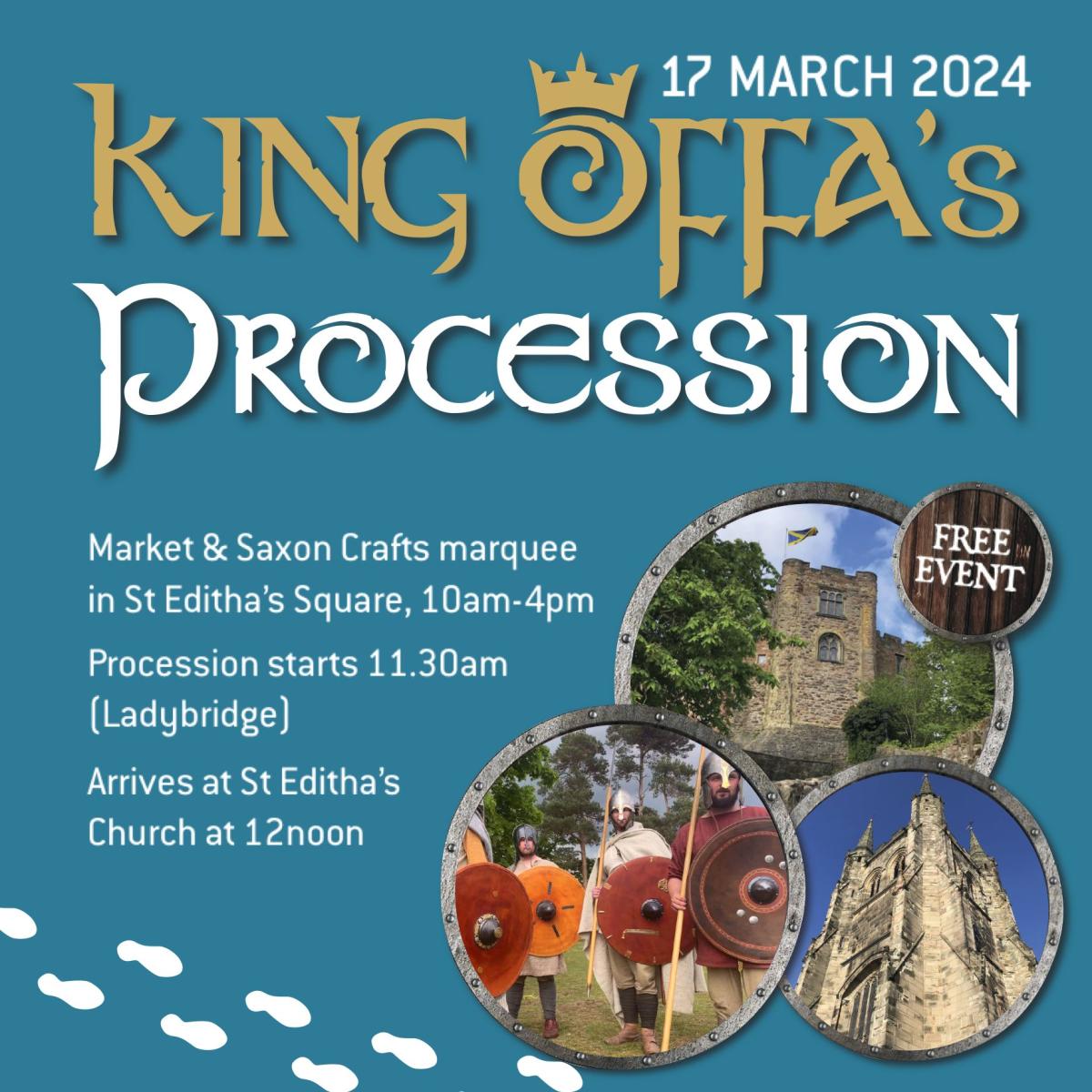 King Offa's Procession poster
