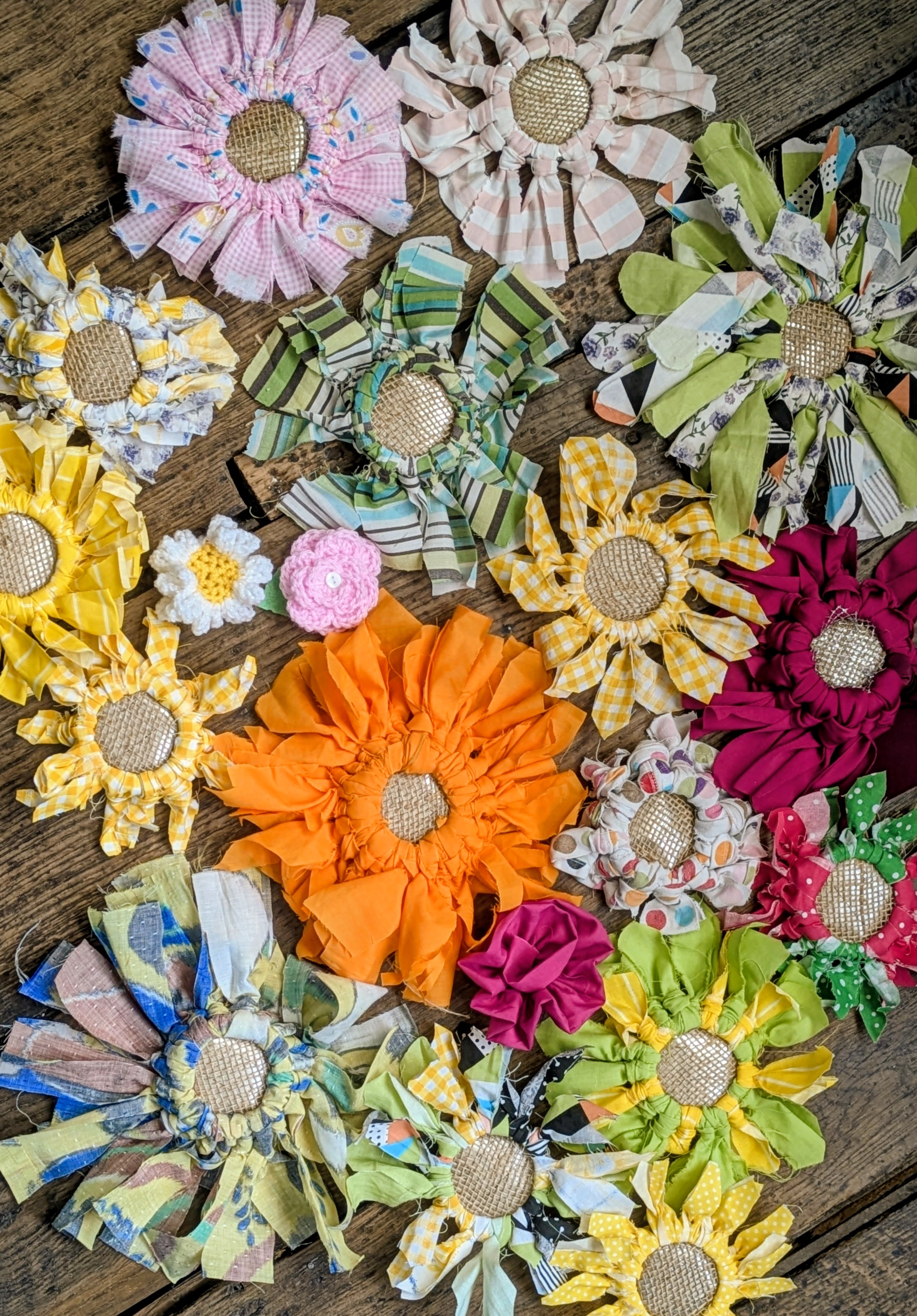image of handmade flowers