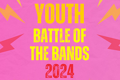 poster with writing about Youth Battle of the Bands 2024