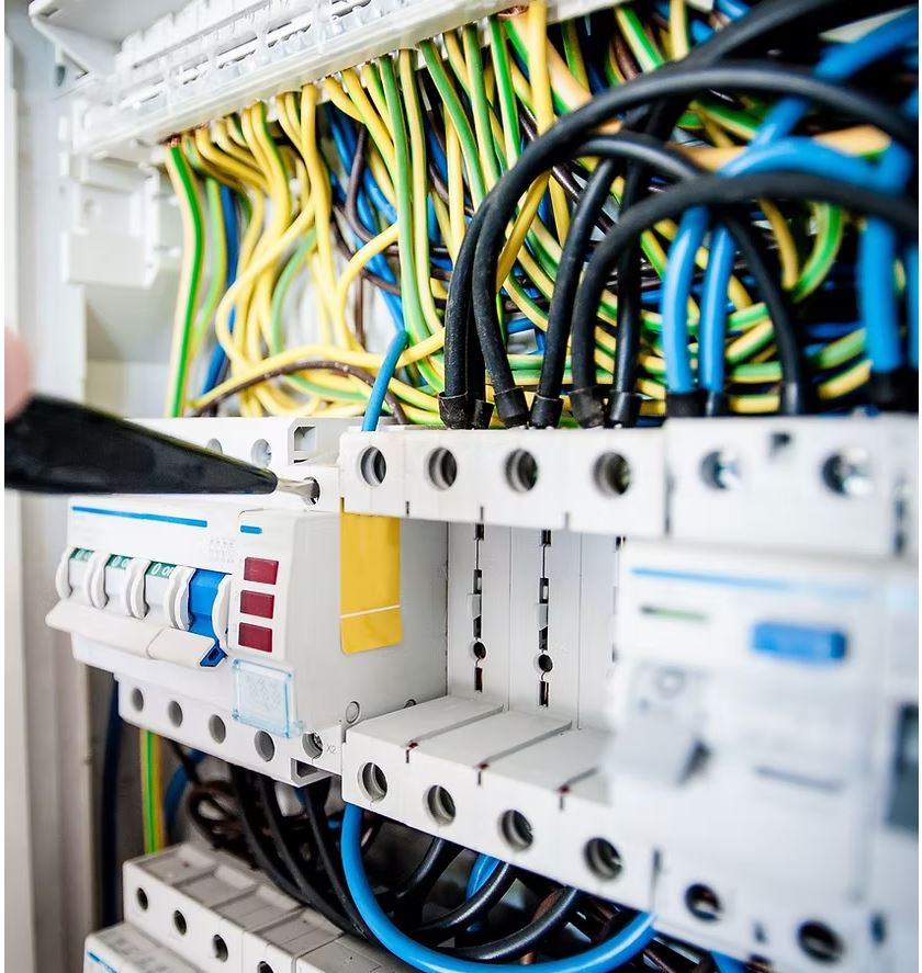 A close up image of a fuse board