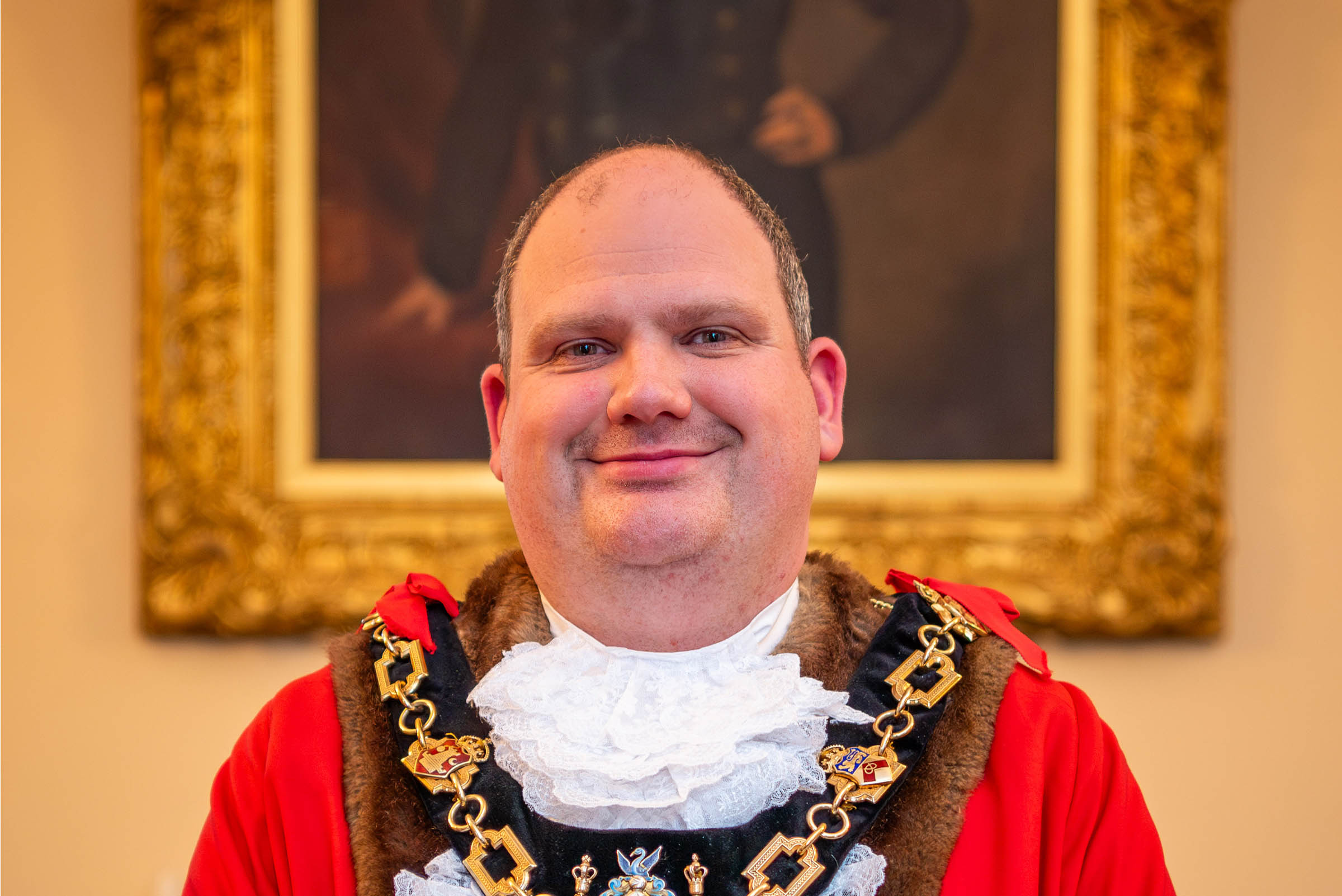 Gareth Coates, Mayor for 2024/25. 