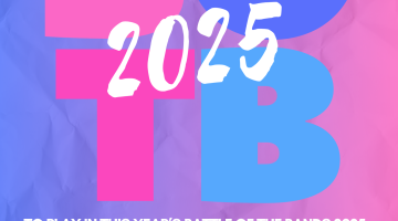 poster with a pink and blue background and wording BOTB 2025